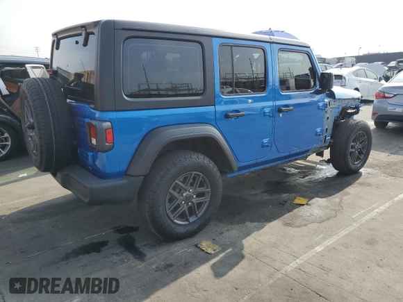 2023 Jeep Wrangler Sport Altitude with VIN 1C4HJXDN6PW541088, listed as a Copart auction lot 82178424 with 30,675 mi miles and Salvage Title. Bid and sale history available at DreamBid. Image 3.