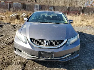 2014 Honda Civic Sedan LX with VIN 2HGFB2F55EH506012, listed as a Copart auction lot 45542855 with 186,712 mi miles and Salvage Title. Bid and sale history available at carsss.com. Image 5.