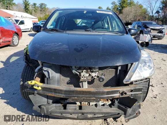 2010 Nissan Versa 1.8 SL with VIN 3N1BC1CP1AL448981, listed as a Copart auction lot 53355565 with 112,021 mi miles and Clean Title. Bid and sale history available at carsss.com. Image 5.