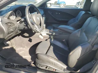 2008 BMW 6 Series 650i with VIN WBAEB53578CX61863, listed as a Copart auction lot 43656185 with 123,009 mi miles and Clean Title. Bid and sale history available at carsss.com. Image 7.