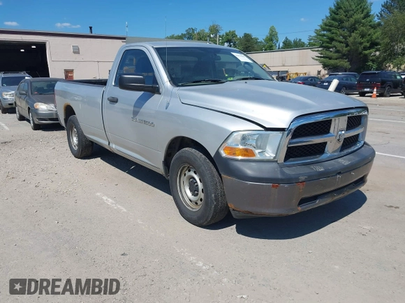 2011 Ram 1500 ST with VIN 3D7JB1EK5BG591638, listed as a IAAI auction lot 42810688 with 95,210 mi miles and . Bid and sale history available at DreamBid. Image 1.