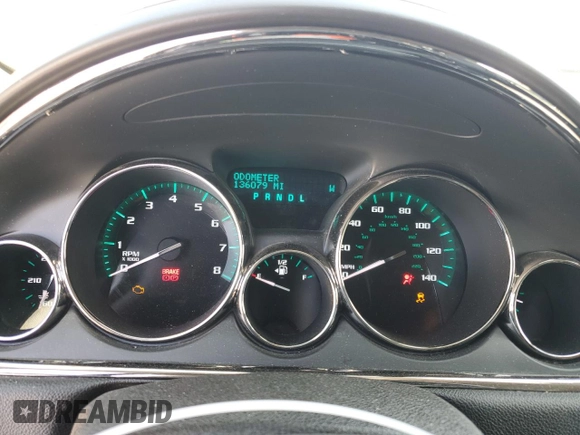 2016 Buick Enclave Leather with VIN 5GAKVBKD9GJ104109, listed as a Copart auction lot 51680945 with 136,079 mi miles and Salvage Title. Bid and sale history available at carsss.com. Image 9.