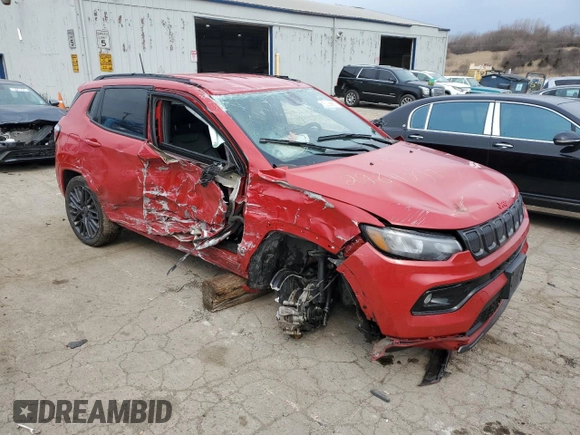 2022 Jeep Compass (RED) Edition с VIN 3C4NJDCB7NT211830, выставлен на аукционе Copart как лот 50802355 с пробегом 63 090 миль миль и На запчасти • Non repairable. История ставок и продаж доступна на DreamBid. Изображение 4.