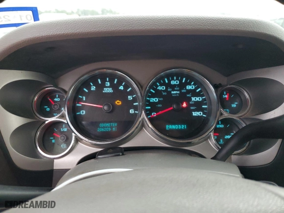 2007 GMC Sierra 1500 SLE1 with VIN 2GTEC19C371540909, listed as a Copart auction lot 82684964 with 206,209 mi miles and Salvage Title. Bid and sale history available at carsss.com. Image 9.