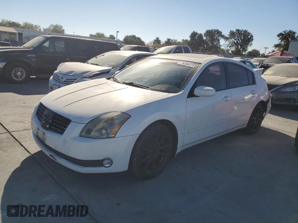 2005 Nissan Maxima 3.5 SL with VIN 1N4BA41E55C866327, listed as a Copart auction lot 74265314 with 172,860 mi miles and Salvage Title. Bid and sale history available at carsss.com. Image 1.