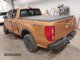 2020 Ford Ranger XL with VIN 1FTER1FH1LLA06665, listed as a IAAI auction lot 41957448 with 9,160 mi miles. Bid and sale history available at carsss.com. Image 3.
