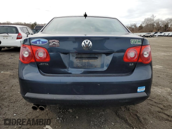 2006 Volkswagen Jetta Sedan 2.5L with VIN 3VWSG71K96M784162, listed as a Copart auction lot 46672735 with 195,157 mi miles and Non Repairable. Bid and sale history available at carsss.com. Image 6.