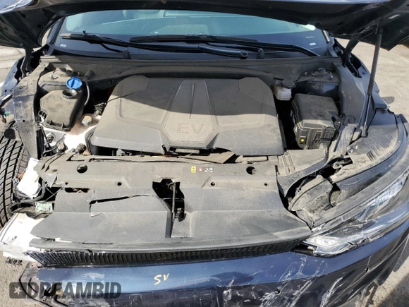 2023 Kia EV6 Wind with VIN KNDC34LA9P5602084, listed as a Copart auction lot 77227004 with 40,630 mi miles and Salvage Title. Bid and sale history available at carsss.com. Image 12.