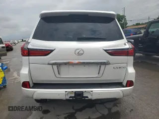 2020 Lexus LX 570 with VIN JTJDY7AX8L4316755, listed as a Copart auction lot 61222745 with 69,021 mi miles and Salvage title. Bid and sale history available at DreamBid. Image 6.