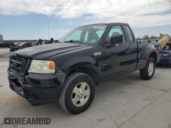 2006 Ford F-150 STX with VIN 1FTRF022X6KC52615, listed as a Copart auction lot 47594435 with 113,143 mi miles and Salvage Title. Bid and sale history available at carsss.com. Image 1.