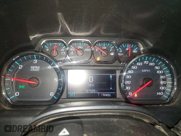 2017 Chevrolet Silverado 1500 LT with VIN 1GCRCREH0HZ335722, listed as a Copart auction lot 75207534 with 187,525 mi miles and Clean Title. Bid and sale history available at DreamBid. Image 9.