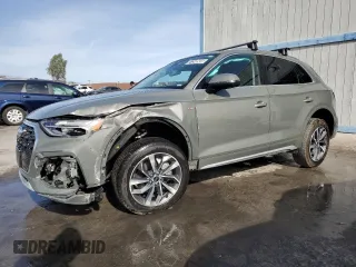 2024 Audi Q5 S line Premium Plus with VIN WA1EAAFY7R2072542, listed as a Copart auction lot 51248925 with 28,836 mi miles and Salvage Title. Bid and sale history available at carsss.com. Image 1.