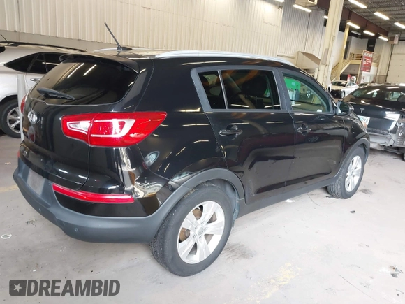 2012 Kia Sportage LX with VIN KNDPB3A28C7211680, listed as a IAAI auction lot 41678361 with 1 mi miles. Bid and sale history available at carsss.com. Image 4.