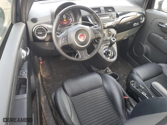 2015 FIAT 500 Sport with VIN 3C3CFFBR1FT757094, listed as a Copart auction lot 46362835 with 80,846 mi miles and Salvage Title. Bid and sale history available at carsss.com. Image 8.
