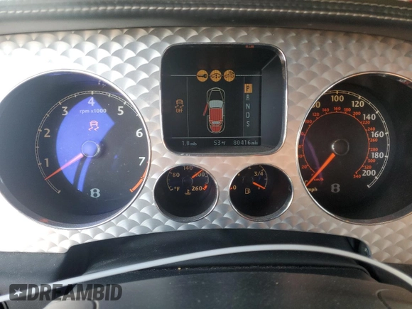 2010 Bentley Continental GT with VIN SCBDR3ZA2AC065164, listed as a Copart auction lot 83776144 with 80,416 mi miles and Salvage Title. Bid and sale history available at DreamBid. Image 9.