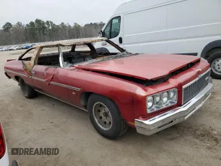 1975 Chevrolet Caprice z VIN 1N47H5J201330, wystawiony jako Copart lot #66966454 z przebiegiem Nie podano mil oraz Szkoda całkowita • Salvage title. Historia ofert i sprzedaży dostępna na DreamBid. Obrazek 4.