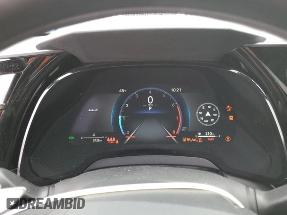 2025 Lexus RX 350 with VIN 2T2BAMCA4SC091988, listed as a Copart auction lot 52320925 with 3,725 mi miles and Salvage Title. Bid and sale history available at DreamBid. Image 9.