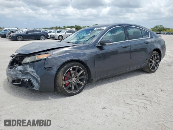 2013 Acura TL Technology z VIN 19UUA8F54DA008734, wystawiony jako Copart lot #54129665 z przebiegiem 109 898 mil mil oraz Szkoda całkowita • Salvage title. Historia ofert i sprzedaży dostępna na DreamBid. Obrazek 1.