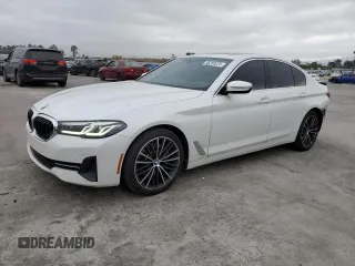 2023 BMW 5 Series 530i with VIN WBA53BH00PWY21780, listed as a Copart auction lot 56250225 with 58,306 mi miles and Salvage title. Bid and sale history available at DreamBid. Image 1.