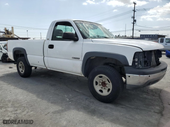 2002 Chevrolet Silverado 2500 with VIN 1GCGC24U12Z336639, listed as a Copart auction lot 51097225 with 0 mi miles and Salvage Title. Bid and sale history available at carsss.com. Image 4.