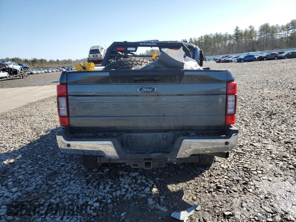 2020 Ford Super Duty F-250 SRW XL with VIN 1FT7W2B62LEE64960, listed as a Copart auction lot 49105015 with 0 mi miles and Salvage Title. Bid and sale history available at carsss.com. Image 6.