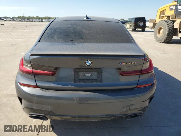 2022 BMW 3 Series M340i with VIN 3MW5U7J07N8C42022, listed as a Copart auction lot 70866414 with 0 mi miles and Salvage Title. Bid and sale history available at carsss.com. Image 6.