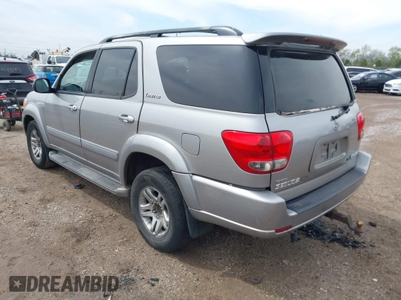 2005 Toyota Sequoia Limited with VIN 5TDBT48AX5S257546, listed as a IAAI auction lot 42173887 with 158,618 mi miles and . Bid and sale history available at DreamBid. Image 3.