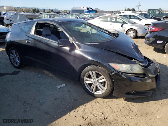 2012 Honda CR-Z EX with VIN JHMZF1D65CS000495, listed as a Copart auction lot 43029075 with 190,360 mi miles and Salvage Title. Bid and sale history available at carsss.com. Image 4.