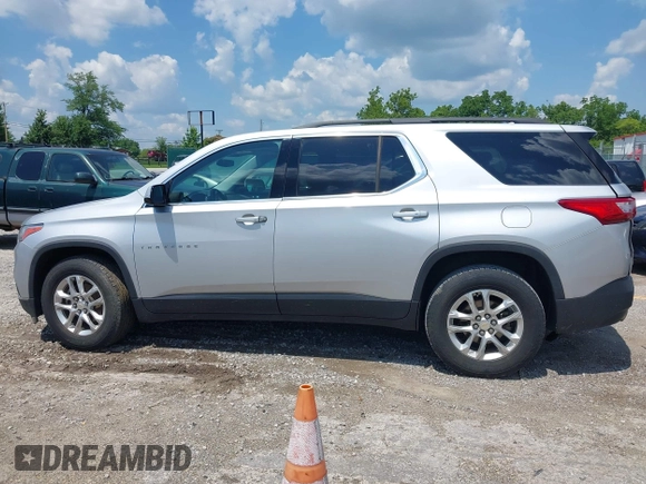 2019 Chevrolet Traverse LT Cloth with VIN 1GNERGKW6KJ274300, listed as a IAAI auction lot 42422694 with 100,232 mi miles and . Bid and sale history available at DreamBid. Image 14.