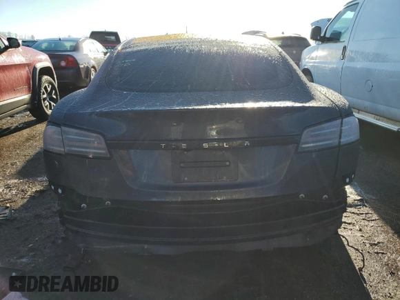 2024 Tesla Model S with VIN 5YJSA1E55RF534643, listed as a Copart auction lot 46422475 with Not provided miles and Salvage title. Bid and sale history available at DreamBid. Image 6.