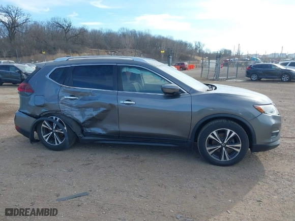 2019 Nissan Rogue SV with VIN JN8AT2MV5KW387484, listed as a IAAI auction lot 41449972 with 54599 miles. Bid and sale history available at carsss.com. Image 13.