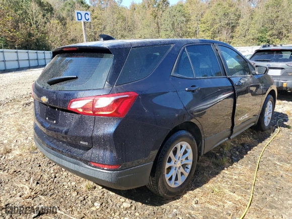 2020 Chevrolet Equinox LS with VIN 3GNAXSEV6LS632439, listed as a Copart auction lot 75980834 with 0 mi miles and Salvage Title. Bid and sale history available at carsss.com. Image 3.