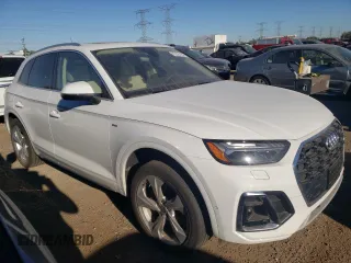 2024 Audi Q5 S line Prestige with VIN WA1FAAFY4R2022069, listed as a Copart auction lot 73215794 with 9,848 mi miles and Salvage title. Bid and sale history available at DreamBid. Image 4.