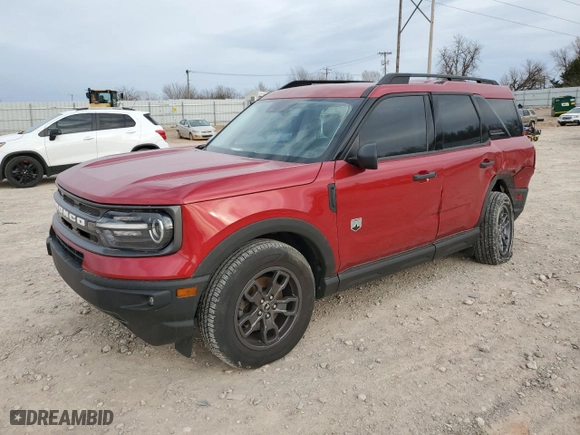 2021 Ford Bronco Sport Big Bend with VIN 3FMCR9B61MRA88910, listed as a Copart auction lot 47793915 with 52,374 mi miles and Salvage Title. Bid and sale history available at carsss.com. Image 1.
