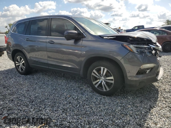 2016 Honda Pilot EX-L z VIN 5FNYF5H50GB008917, wystawiony jako Copart lot #56918335 z przebiegiem 82 691 mil mil oraz Szkoda całkowita • Salvage title. Historia ofert i sprzedaży dostępna na DreamBid. Obrazek 4.