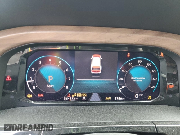 2025 Volkswagen Atlas SE with VIN 1V2WR2CA9SC540088, listed as a Copart auction lot 54500125 with 1,786 mi miles and Clean title. Bid and sale history available at DreamBid. Image 9.