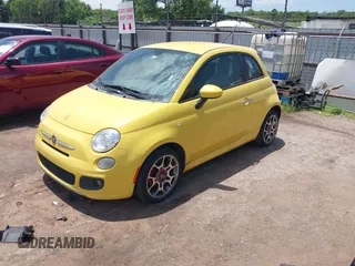 2013 FIAT 500 Sport z VIN 3C3CFFBR0DT618703, wystawiony jako IAAI lot #42521829 z przebiegiem 156 258 mil mil oraz . Historia ofert i sprzedaży dostępna na DreamBid. Obrazek 2.