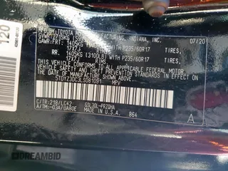 2020 Toyota Sienna XLE Auto Access Seat z VIN 5TDYZ3DC3LS081091, wystawiony jako Copart lot #60678655 z przebiegiem 121 443 mil mil oraz Szkoda całkowita • Salvage title. Historia ofert i sprzedaży dostępna na DreamBid. Obrazek 13.