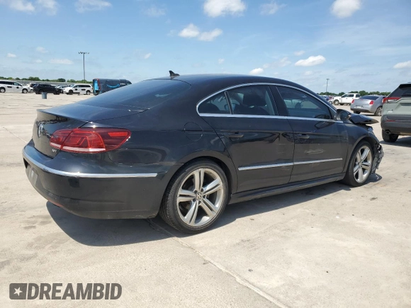 2014 Volkswagen CC R-Line with VIN WVWBP7AN0EE524850, listed as a Copart auction lot 52026104 with 92,196 mi miles and Salvage Title. Bid and sale history available at carsss.com. Image 3.