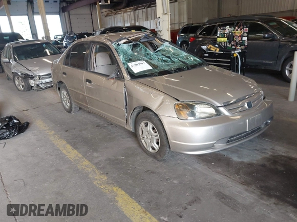2001 Honda Civic LX z VIN 2HGES16571H556376, wystawiony jako IAAI lot #42203997 z przebiegiem 175 778 mil mil oraz . Historia ofert i sprzedaży dostępna na DreamBid. Obrazek 1.