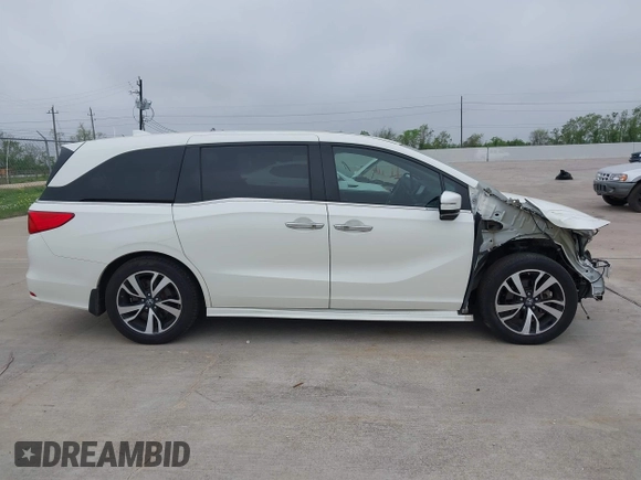 2019 Honda Odyssey Elite with VIN 5FNRL6H96KB022514, listed as a IAAI auction lot 41867864 with 62,749 mi miles and . Bid and sale history available at DreamBid. Image 13.