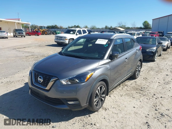 2020 Nissan Kicks SR with VIN 3N1CP5DV7LL514840, listed as a IAAI auction lot 41818362 with 77,891 mi miles. Bid and sale history available at carsss.com. Image 6.