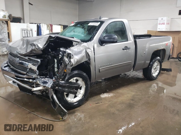 2012 Chevrolet Silverado 1500 LT with VIN 1GCNKSE0XCZ221318, listed as a Copart auction lot 45145345 with 109,151 mi miles and Salvage Title. Bid and sale history available at carsss.com. Image 1.