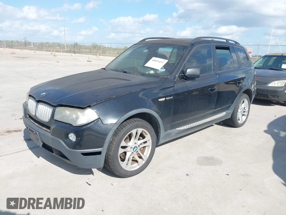 2008 BMW X3 3.0si with VIN WBXPC93488WJ23100, listed as a IAAI auction lot 40859491 with 331,231 mi miles. Bid and sale history available at carsss.com. Image 2.
