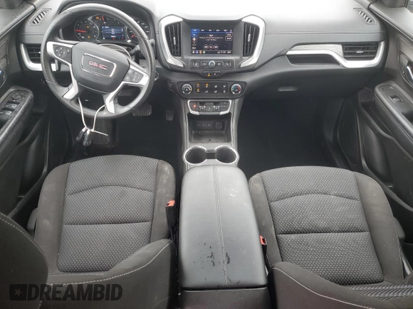 2024 GMC Terrain SLE with VIN 3GKALMEGXRL156124, listed as a Copart auction lot 60152115 with 38,215 mi miles and Salvage title. Bid and sale history available at DreamBid. Image 8.