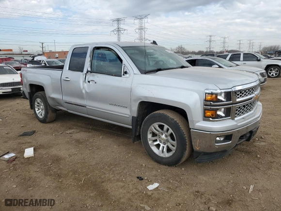 2015 Chevrolet Silverado 1500 LT with VIN 1GCVKREC8FZ158484, listed as a Copart auction lot 50490255 with 66,515 mi miles and Salvage Title. Bid and sale history available at carsss.com. Image 4.