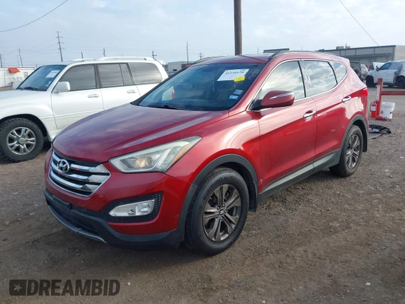 2014 Hyundai Santa Fe Sport with VIN 5XYZU3LB1EG151778, listed as a IAAI auction lot 41239120 with 195,220 mi miles. Bid and sale history available at carsss.com. Image 2.