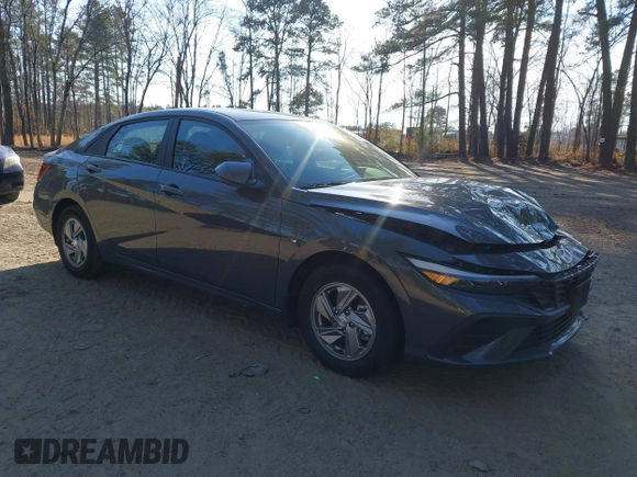 2024 Hyundai Elantra SE with VIN KMHLL4DG4RU708059, listed as a IAAI auction lot 41490571 with 19,466 mi miles and . Bid and sale history available at DreamBid. Image 1.