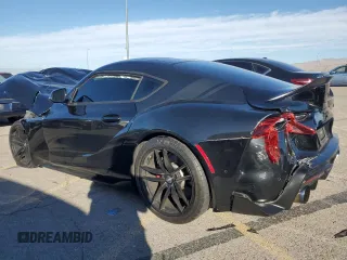 2021 Toyota GR Supra 3.0 with VIN WZ1DB0C02MW036820, listed as a Copart auction lot 72199344 with 16,988 mi miles and Salvage Title. Bid and sale history available at carsss.com. Image 2.