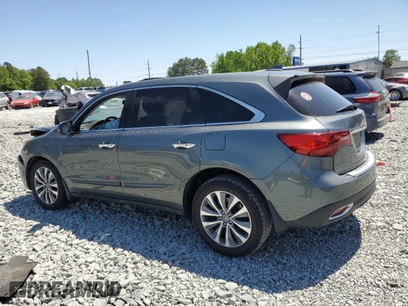 2014 Acura MDX Technology z VIN 5FRYD4H4XEB030670, wystawiony jako Copart lot #54409925 z przebiegiem Nie podano mil oraz Szkoda całkowita • Salvage title. Historia ofert i sprzedaży dostępna na DreamBid. Obrazek 2.